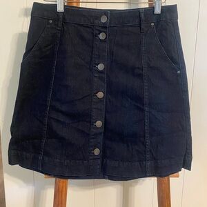 LC Lauren Conrad Dark Denim Mini Skirt
